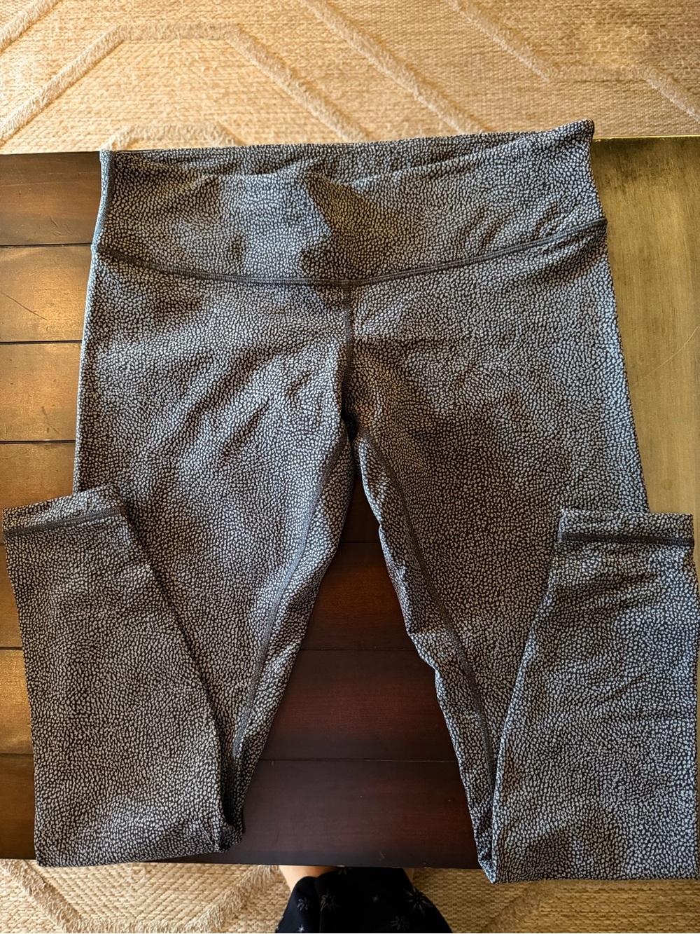 Lululemon Gray Dot-Print Leggings